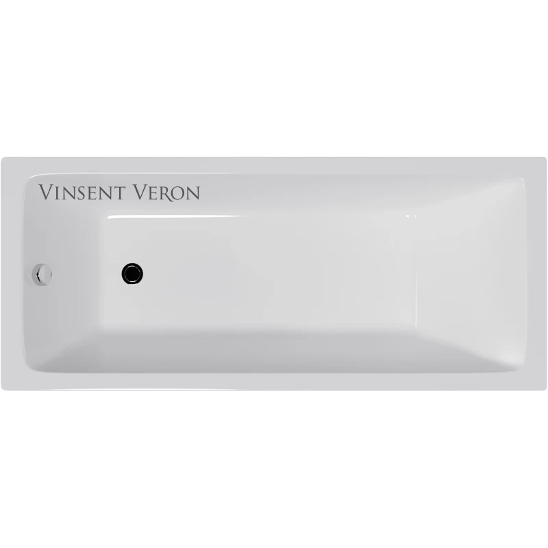 Чугунная ванна 170x75 см Vinsent Veron Square VSQ1707545