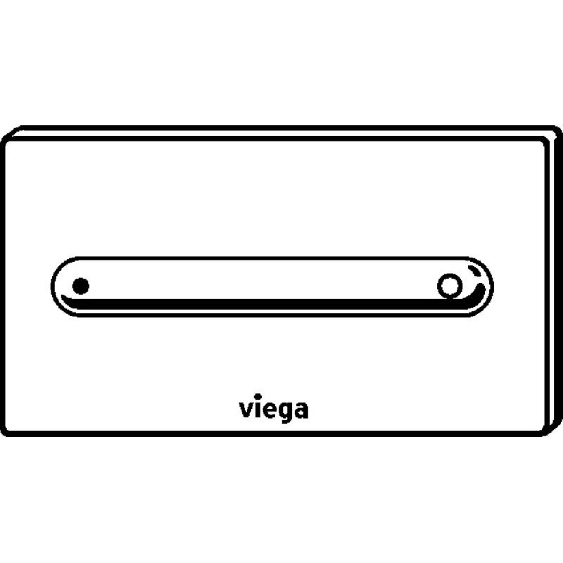 Смывная клавиша модель 8331.1 Viega Visign for Style 11 матовый хром 597139