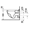 Комплект подвесной унитаз Duravit Starck 3 2200090000 + 0063810000 + система инсталляции Villeroy & Boch 92246100 + 92249061 - 7