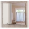 Зеркальный шкаф 100x80 см белый глянец Comforty Неаполь 00004139023 - 3