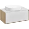 Комплект мебели дуб эльвезия/белый глянец 89 см Акватон Либерти 1A279901LYC70 + 1A279703LY010 + 1A73313KLK010 + 1A252302SD010 - 2