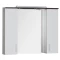 Зеркальный шкаф 90x74,6 см венге/белый Aquanet Тиана 00172399 - 1