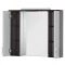 Зеркальный шкаф 90x74,6 см венге/белый Aquanet Тиана 00172399 - 2