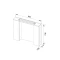 Зеркальный шкаф 90x74,6 см венге/белый Aquanet Тиана 00172399 - 5