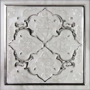 Декор Monopole Ceramica Dec Armonia Petra Brillo Bisel Silver, C 15x15