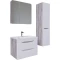 Комплект мебели бетон пайн/белый глянец 70,1 см Grossman Талис 107011 + 4627173210171 + 207006 - 3