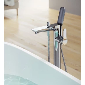 Изображение товара смеситель напольный для ванны excellent oxalia arex.9055cr