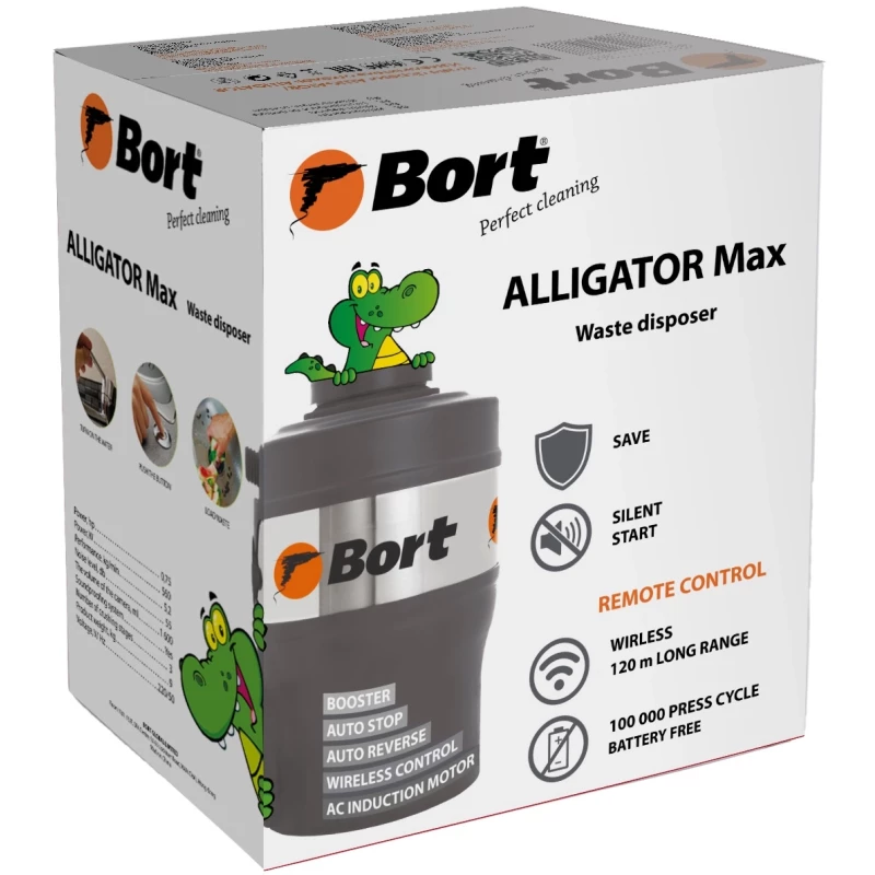 Измельчитель пищевых отходов Bort Titan Alligator Max 93410778