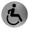Табличка информационная "туалет для лиц с ограниченными возможностями" Mediclinics PS0004CS - 1