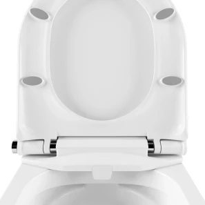 Изображение товара подвесной безободковый унитаз с функцией биде с сиденьем микролифт lavinia boho smart v-clean 3359203r + 33290800