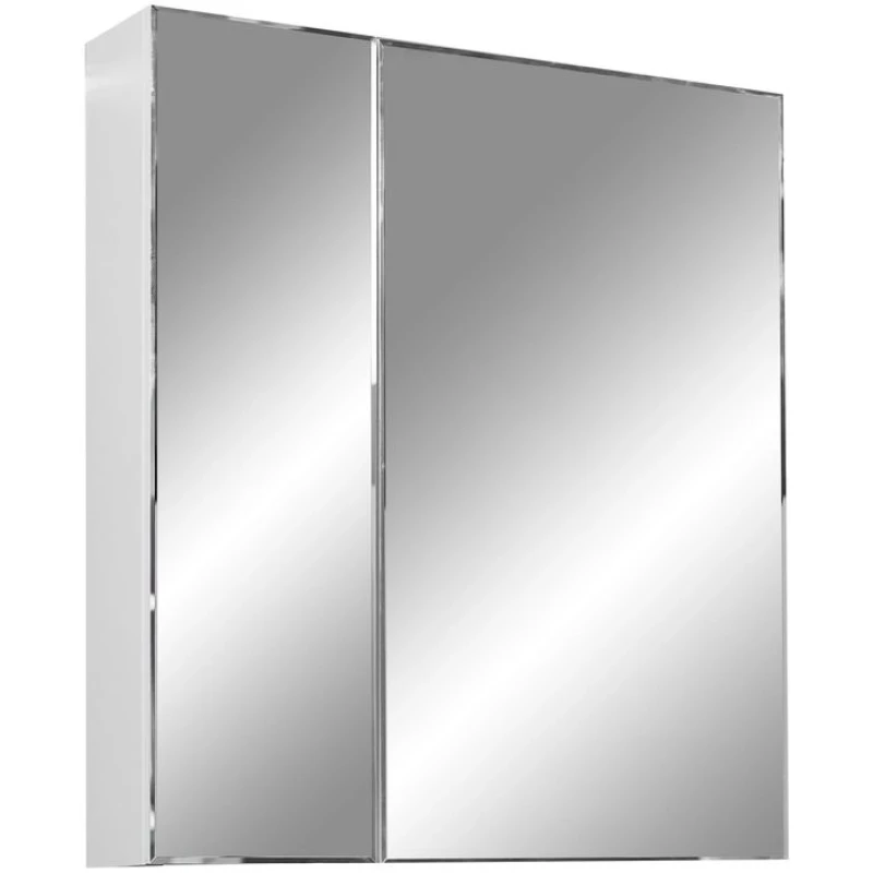 Зеркальный шкаф 60x70 см белый матовый Stella Polar Парма SP-00000051