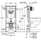 Комплект подвесной унитаз Creavit Terra TP325-11SI00E-0000 + KC0103.03.1300E + система инсталляции Grohe 38772001 - 7