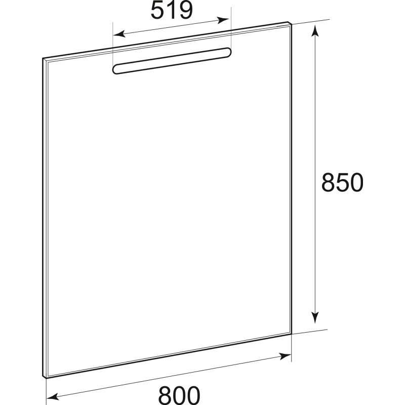 Комплект мебели белый глянец 80,5 см Roca The Gap 857551806 + 32799C000 + ZRU9302689