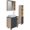 Комплект мебели дуб сонома/серый матовый 77 см Grossman Флай 108002 + 508002 + GR-3016 + 206001 - 2