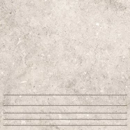 СТУПЕНЬ Клинкерная плитка Керамин Вермонт 1 светло-серый 29,8x29,8