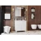 Комплект мебели белый глянец 80 см Onika Стрим 108055 + UM-COM80/1 + 208094 - 2
