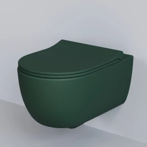 Изображение товара подвесной безободковый унитаз с сиденьем микролифт ambassador abner 103t20701r-102t20701s