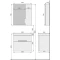 Зеркальный шкаф 60x70 см белый R Jorno Moduo Slim Mod.03.60/W - 4