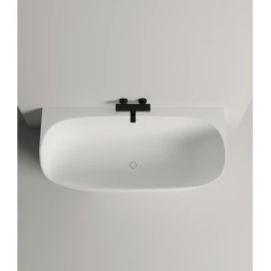 Изображение товара ванна из литьевого мрамора 170x80 см salini s-stone sofia wall 102522m