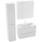 Комплект мебели белый глянец 79,7 см Grossman Адель 108003 + 4627173210249 + 208004 - 3