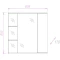 Комплект мебели белый глянец 83 см Onika Эльбрус 108201 + 1WH110225 + 208021 - 5