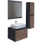 Комплект мебели дуб веллингтон/графит 60 см Grossman Смарт 106009 + GR-3017 + 206005 - 2