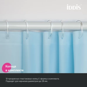 Изображение товара штора для ванной комнаты iddis promo p07pe18i11
