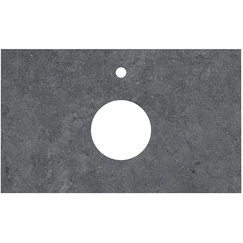 Столешница 80 см темно-серый матовый для накладных раковин Kerama Marazzi Canaletto Роверелла CN80.DL501320R