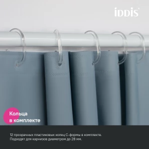 Изображение товара штора для ванной комнаты iddis promo p09pe18i11