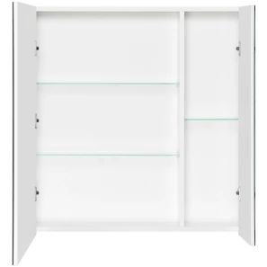 Изображение товара зеркальный шкаф 80x81 см белый глянец акватон беверли 1a237102bv010