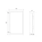 Зеркальный шкаф 50x80 см белый матовый R IDDIS Zodiac ZOD5000i99 - 6
