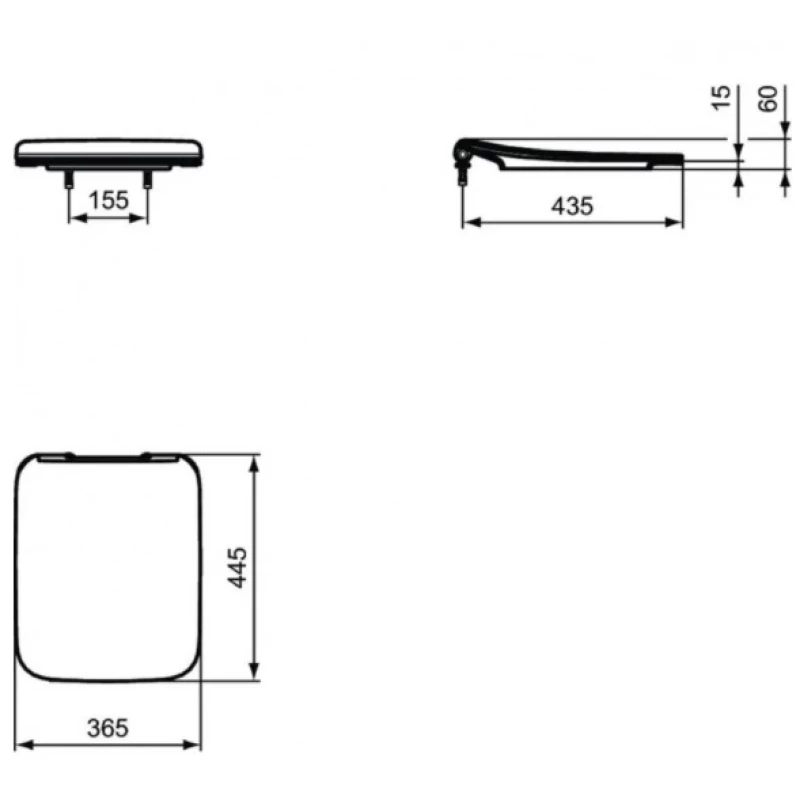 Сиденье для унитаза Ideal Standard Ideal Standard Strada II T360001