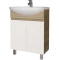 Комплект мебели дуб сонома/белый глянец 61,5 см Grossman Поло 106011 + 440 + 205701 - 2