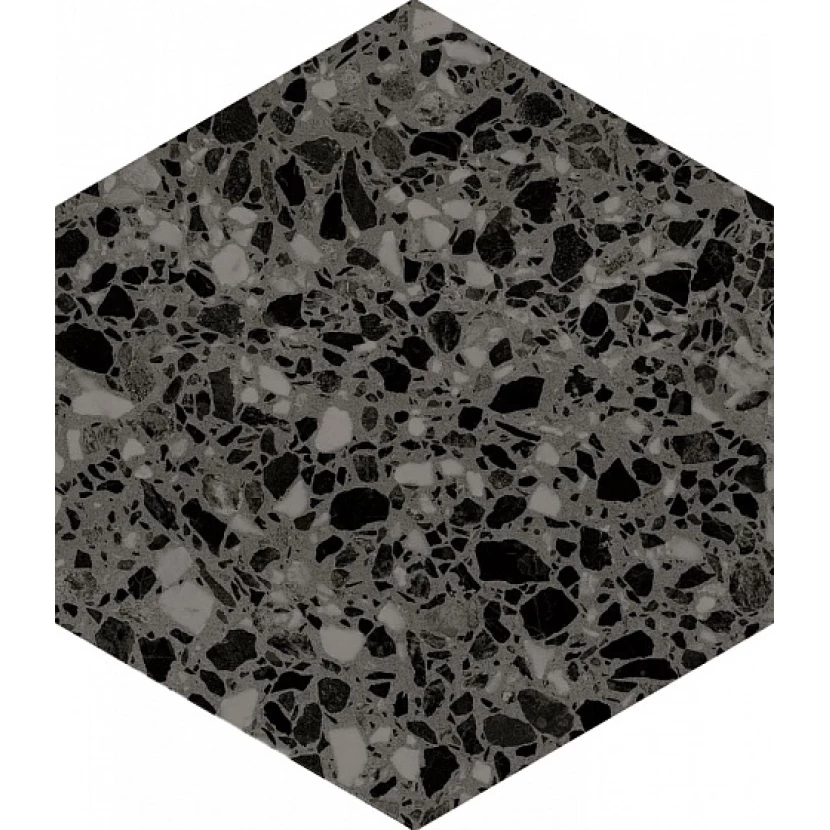 Керамогранит DNA Tiles Terrazzo Graphite 32x37