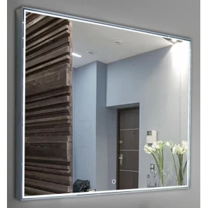 Изображение товара зеркало misty стайл s1 злп512 100x70 см, с led-подсветкой, сенсорным выключателем