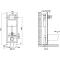 Комплект подвесной унитаз Geberit Smyle Square 500.683.00.2 + система инсталляции Jacob Delafon E33131RU-NF + E20859-CP-MTC - 20