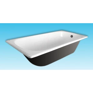 Изображение товара чугунная ванна 170x75 см без ручек timo standard 3v н0000010