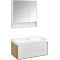 Комплект мебели дуб эльвезия/белый глянец 90,5 см Акватон Либерти 1A279901LYC70 + 1WH501629 + 1A252302SD010 - 1