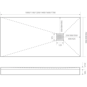 Изображение товара панель фронтально-торцевая 110x70 см good door essentia эл00143