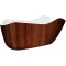 Акриловая ванна 172,5x79,5 см Lagard Teona Brown Wood lgd-tna-bw - 1