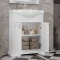 Комплект мебели белый матовый 66 см Opadiris Риспекто - 5