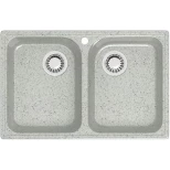 Изображение товара кухонная мойка marrbaxx скай z260 светло-серый глянец z260q010