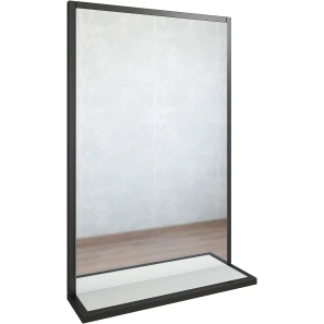 Изображение товара комплект мебели белый матовый/черный 60 см sanflor норд c04718 + s-um-com60/1-w + c04717
