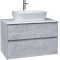 Комплект мебели светлый цемент 80 см Grossman Эдванс 108010 + GR-3020 + 208007 - 3