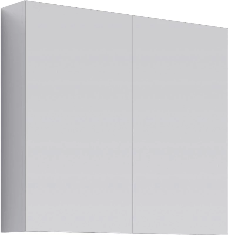 Зеркальный шкаф 80,4x70 см белый глянец Aqwella MC.04.08