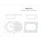 Кухонная мойка Zett Lab Модель 11 терракот матовый T011Q009 - 3