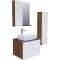 Комплект мебели дуб веллингтон/белый матовый 65 см Grossman Альба 106503 + GR-3016 + 206501 - 2