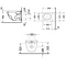 Комплект подвесной унитаз Duravit Starck 3 2200090000 + 0063810000 + система инсталляции Grohe 38772001 - 5