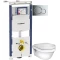 Комплект подвесной унитаз Gustavsberg Hygienic Flush 5G84HR01 + система инсталляции Geberit 111.362.00.5 + 115.770.21.5 - 1