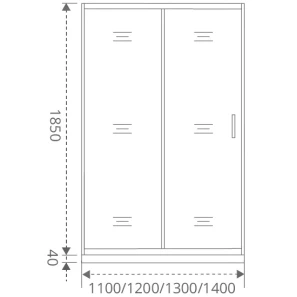 Изображение товара душевая дверь 170 см good door infinity wtw-td-170-c-ch прозрачное